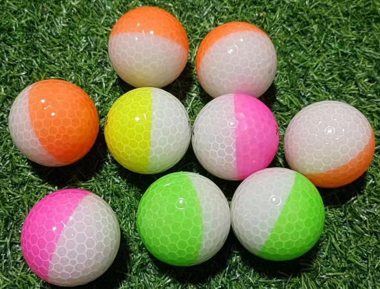 Golf Balls-2-layer two colored Surlyn crystal  ball