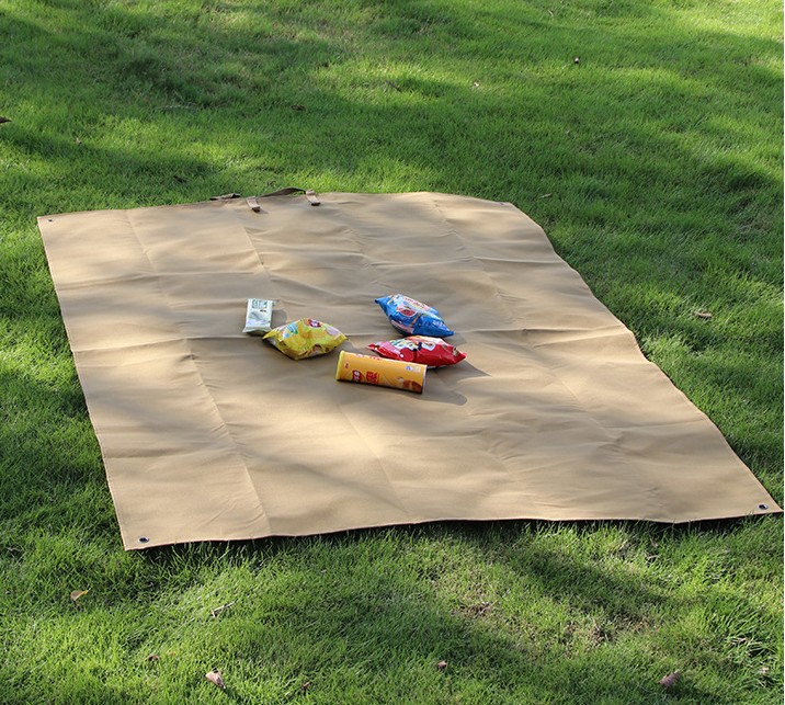 Cotton Canvas Picnic Blanket-Size:57''x79'' 600D-20260115