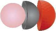 Golf Balls-3-layer Matte color golf ball