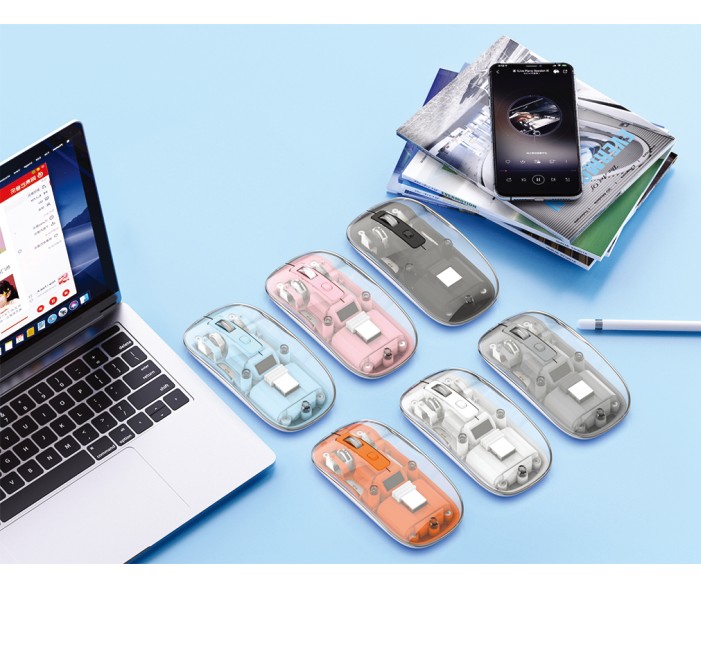 Stylish Portable Wireless Mouse-M128