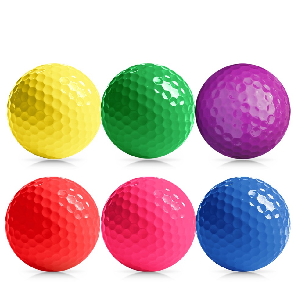 Golf Balls-Colorful Three-layer practice ball